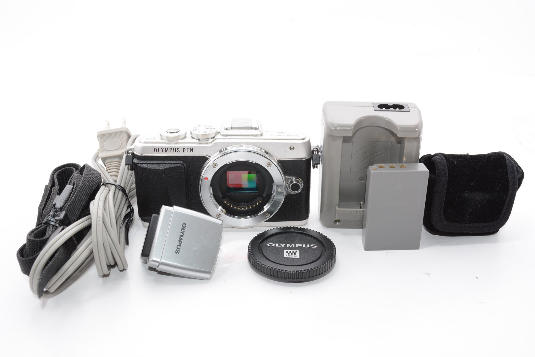 【外観並級】OLYMPUS PEN E-PL7 ボディ シルバー ミラーレス一眼 PEN E-PL7 BODY SLV