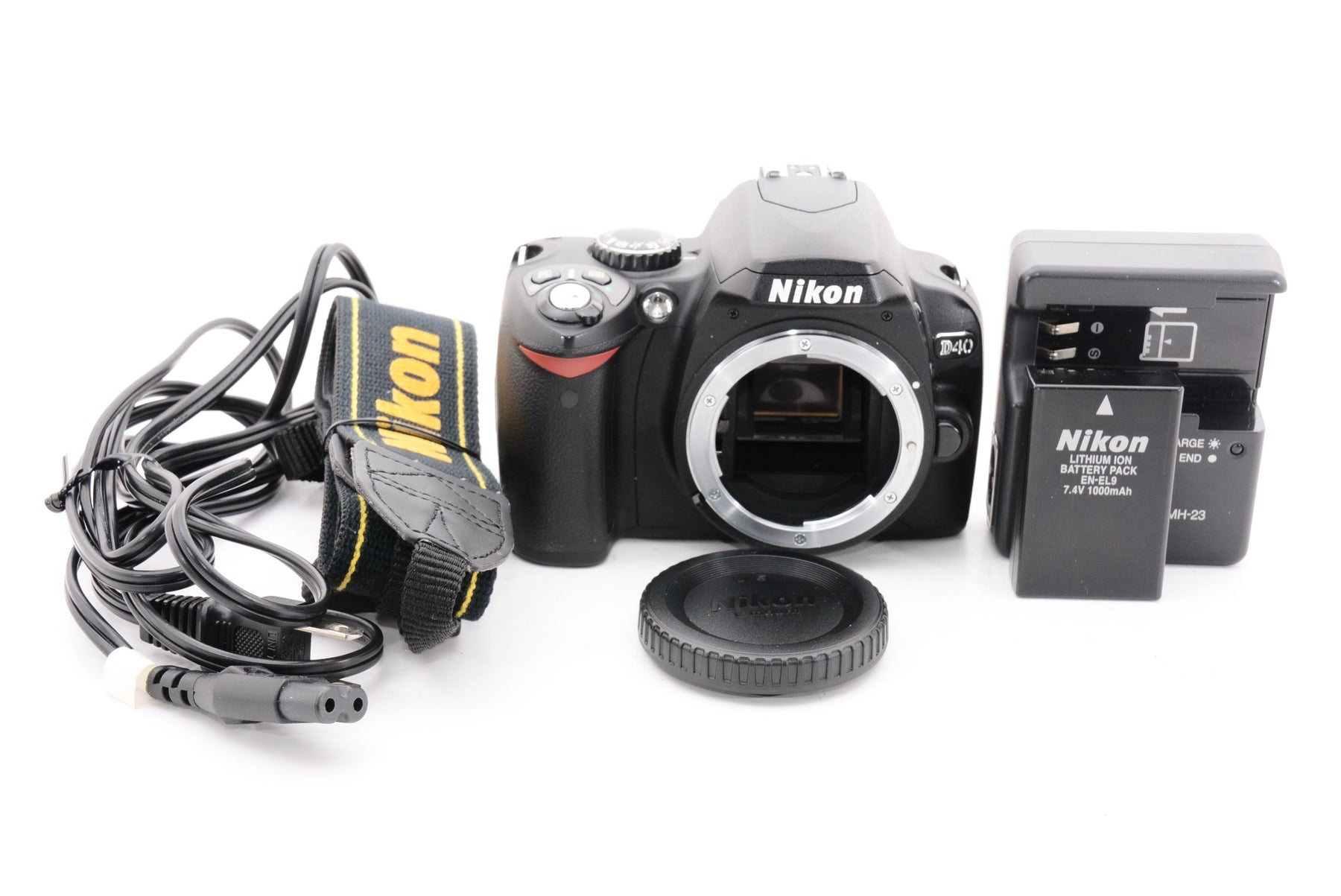 【外観特上級】Nikon デジタル一眼レフカメラ D40 ブラック ボディ D40B