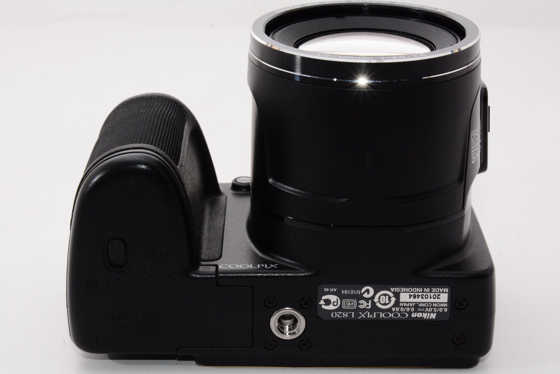【外観特上級】Nikon デジタルカメラ COOLPIX L820 光学30倍ズーム 有効画素数1605万画素 ブラック L820BK