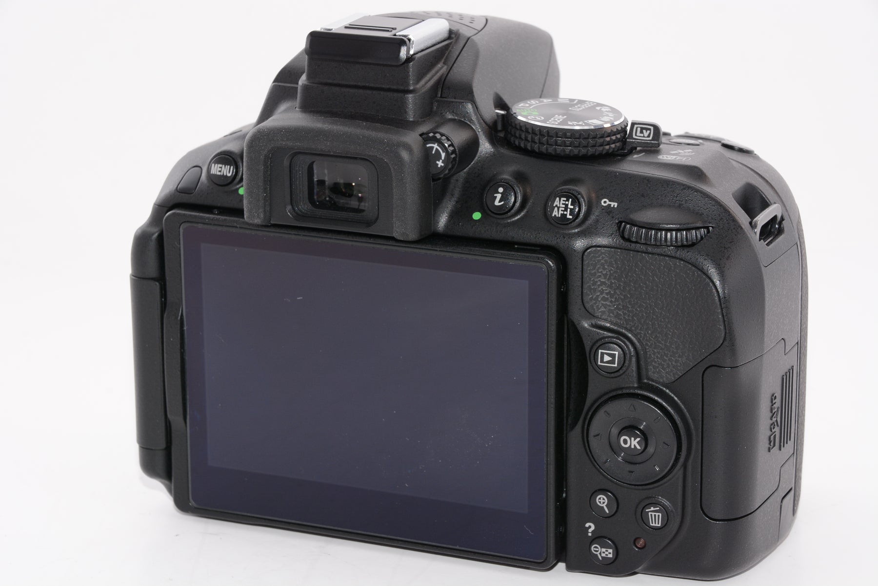 【外観特上級】Nikon デジタル一眼レフカメラ D5300 AF-P 18-55 VR レンズキット ブラック D5300LKP18-55