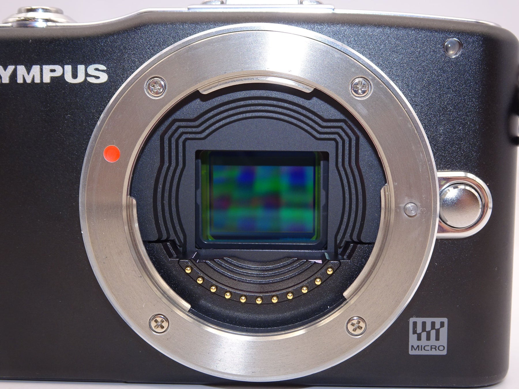 【外観並級】OLYMPUS ミラーレス一眼 PEN mini E-PM1 ボディ ブラック E-PM1 BODY BLK