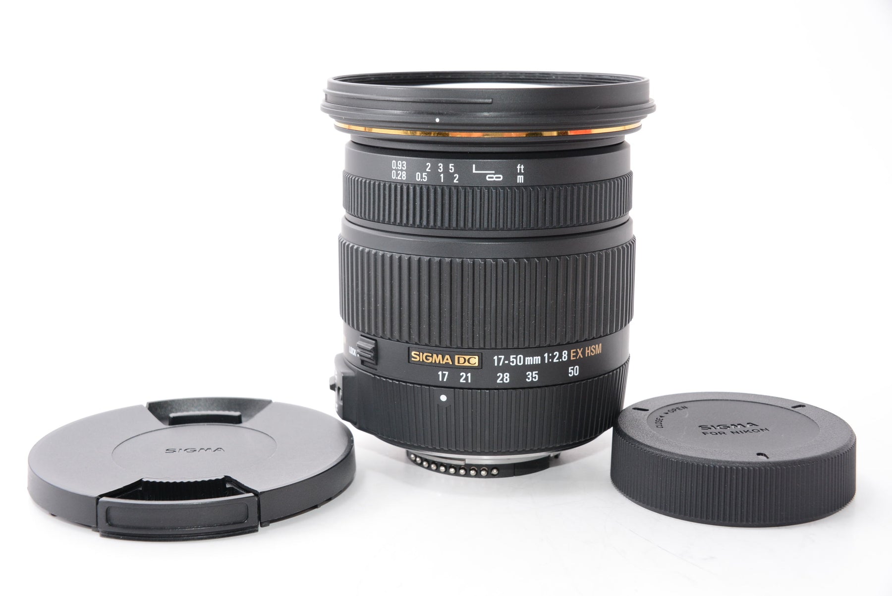 【外観特上級】SIGMA 標準ズームレンズ 17-50mm F2.8 EX DC OS HSM ニコン用 APS-C専用 583552