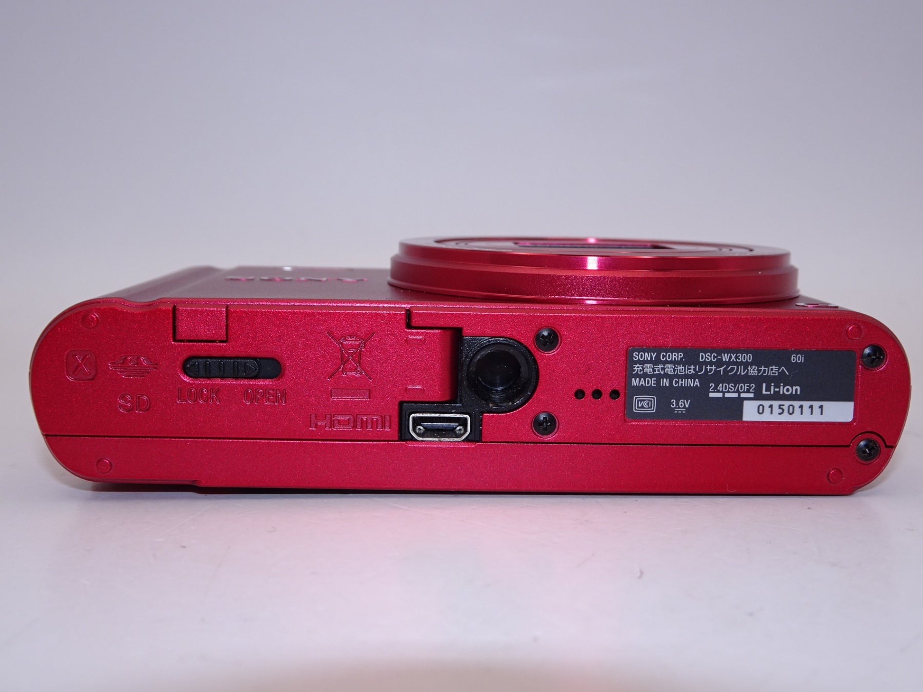 【外観並級】ソニー SONY Cyber-shot WX300 レッド DSC-WX300/R
