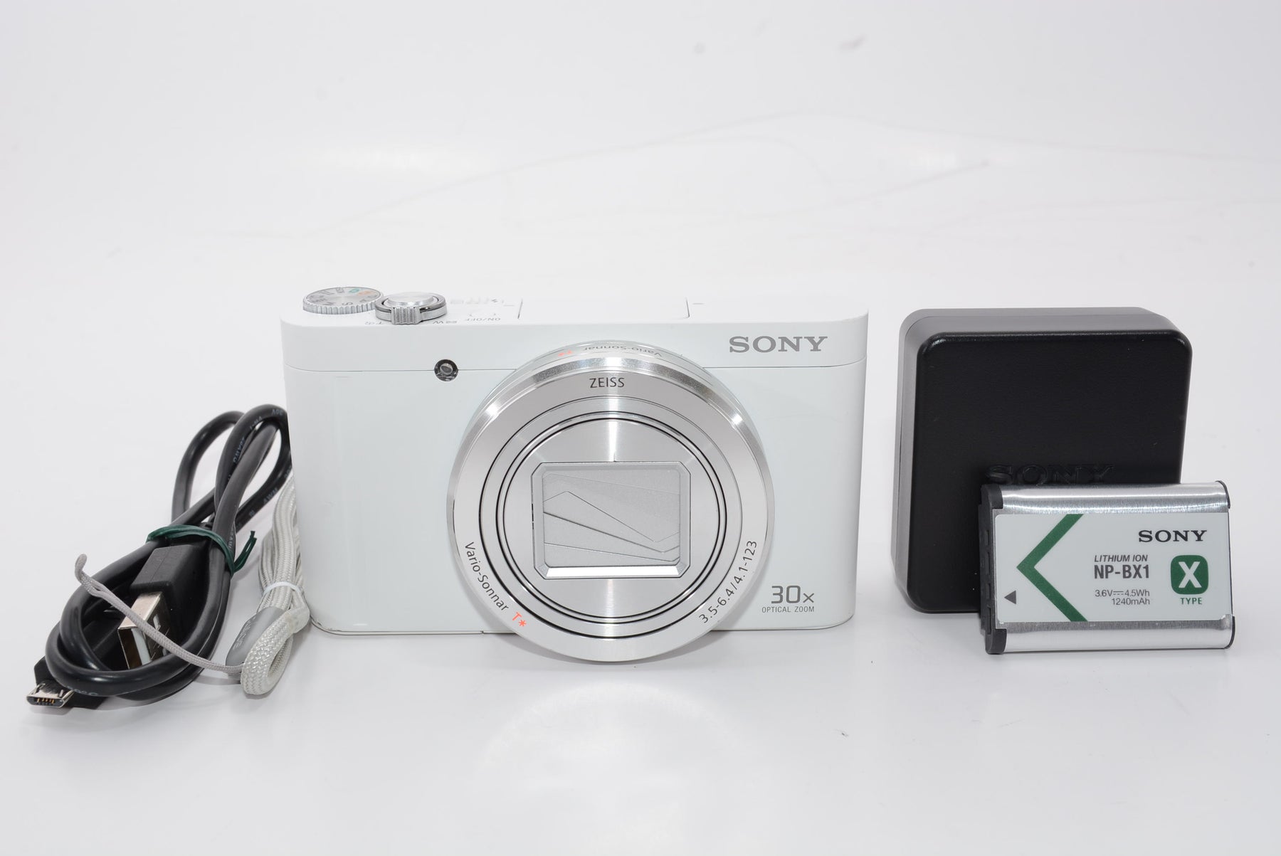 【外観並級】ソニー SONY デジタルカメラ DSC-WX500 ホワイト Cyber-shot