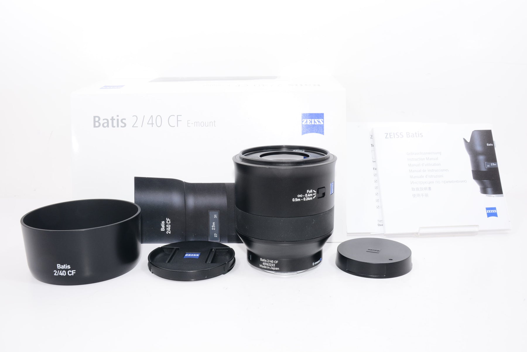 【外観特上級】Carl Zeiss Batis 2/40CF(ソニーEマウント)