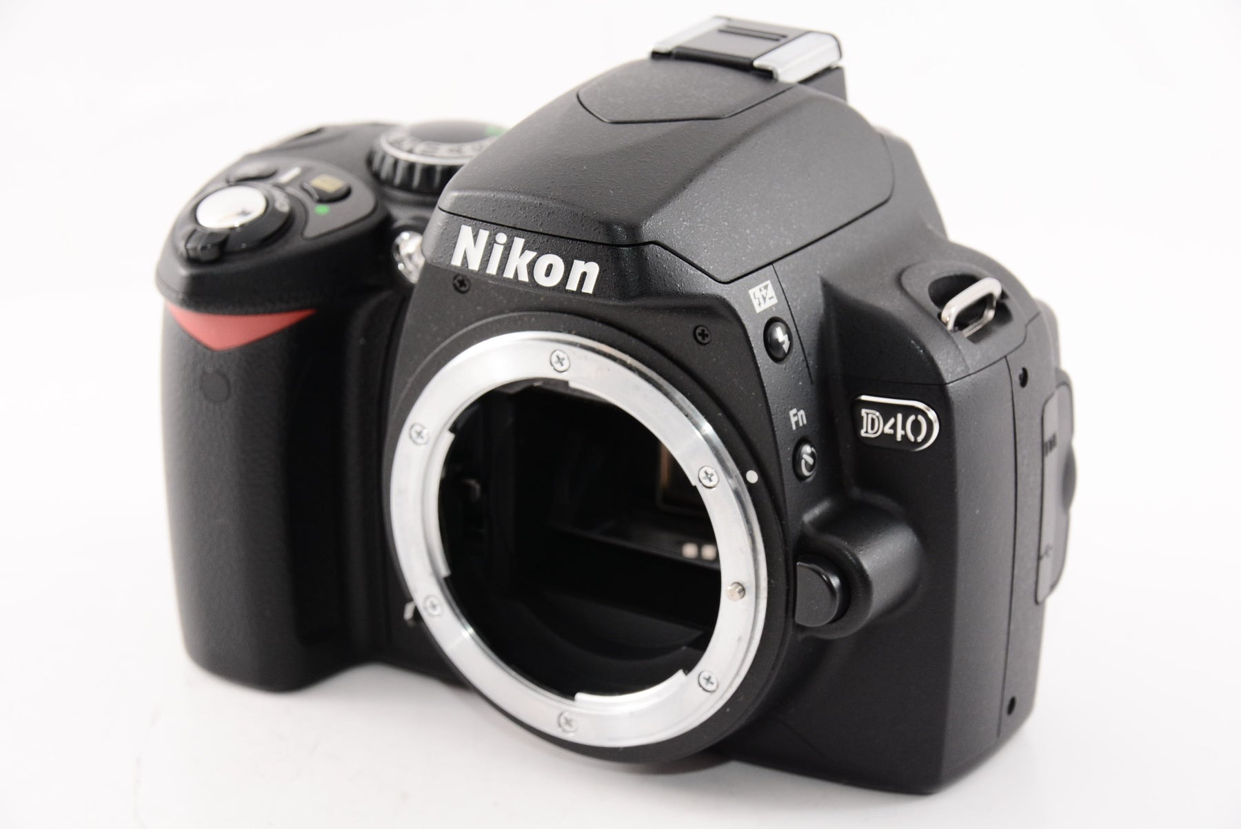 【外観特上級】Nikon デジタル一眼レフカメラ D40 レンズキット ブラック D40BLK