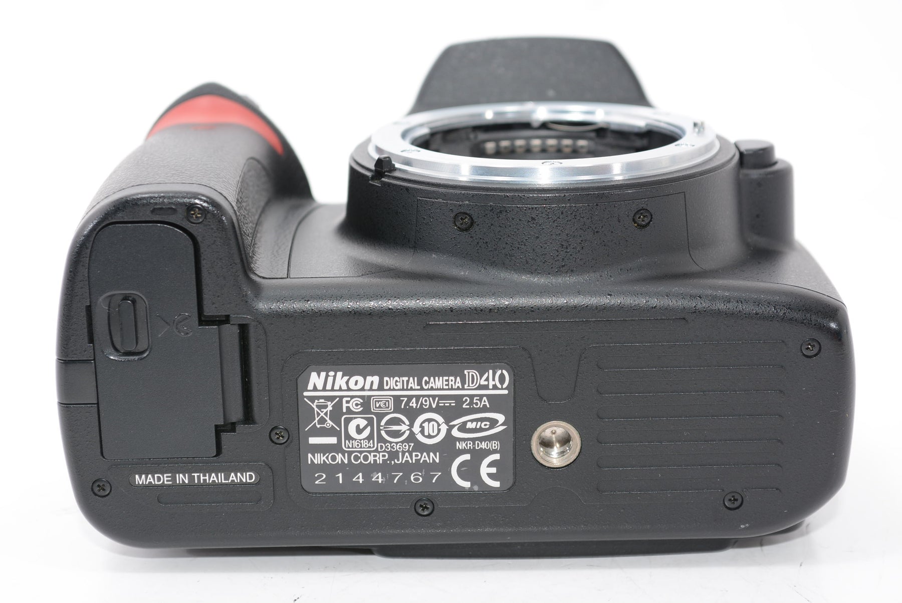 【外観並級】Nikon デジタル一眼レフカメラ D40 ブラック ボディ D40B