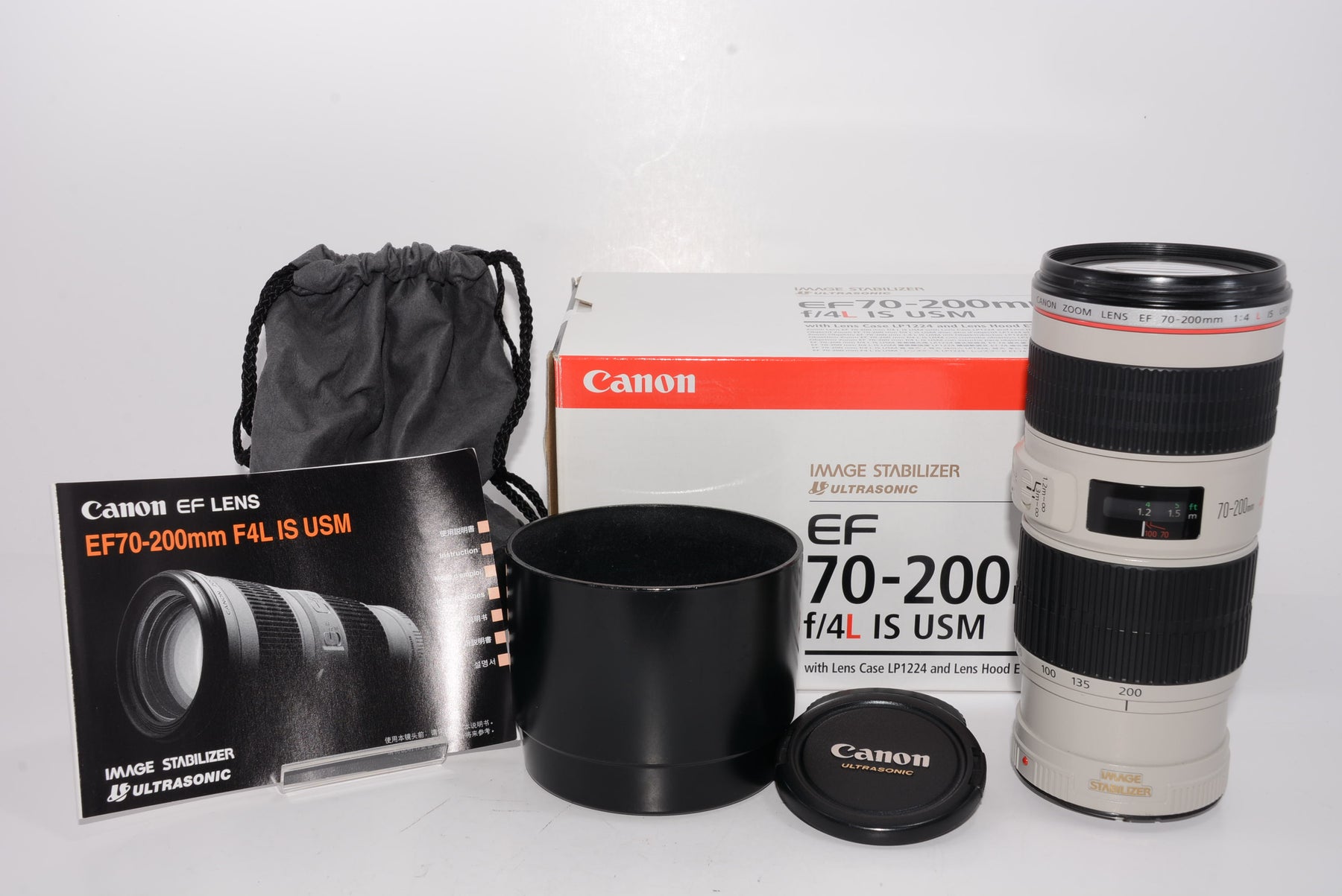 【外観特上級】Canon 望遠ズームレンズ EF70-200mm F4L IS USM フルサイズ対応