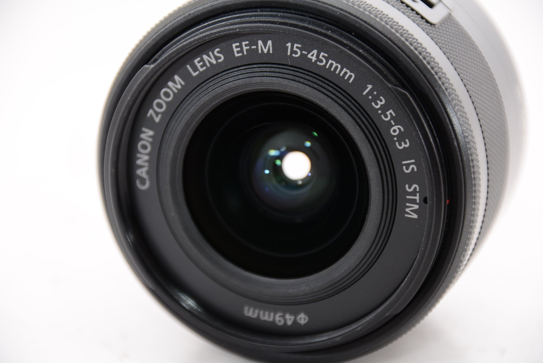 【外観特上級】Canon 標準ズームレンズ EF-M15-45mm F3.5-6.3IS STM(グラファイト) ミラーレス一眼対応 EF-M15-45ISSTM