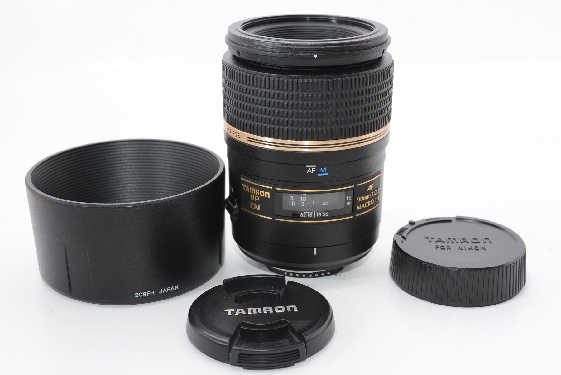 【外観特上級】TAMRON 単焦点マクロレンズ SP AF90mm F2.8 Di MACRO ニコン用 272ENII