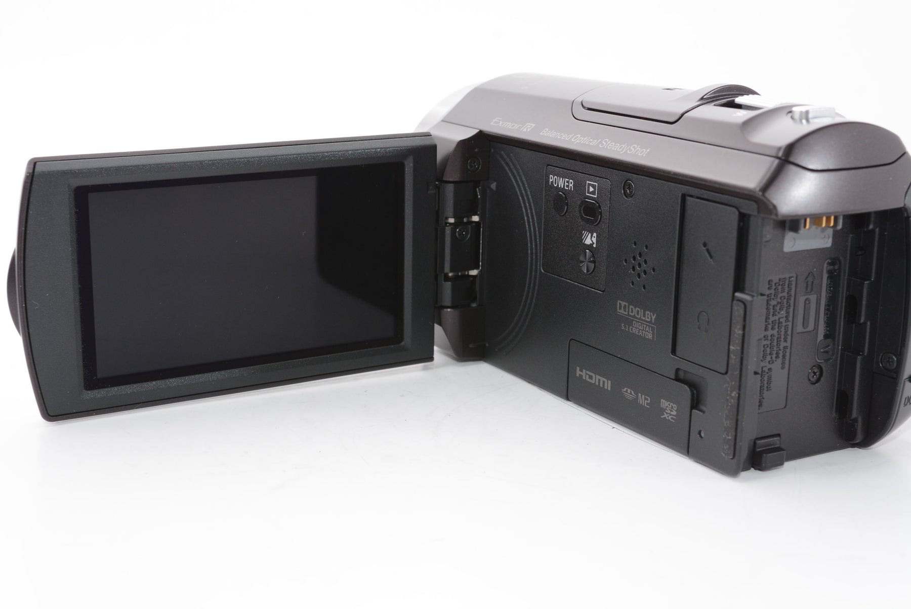 【外観特上級】ソニー SONY ビデオカメラ Handycam CX535 内蔵メモリ32GB ボルドーブラウン HDR-CX535/T