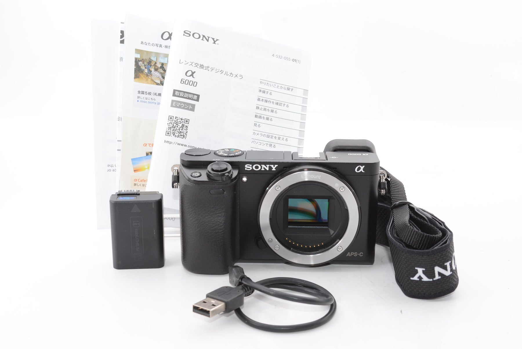 【外観特上級】SONY ミラーレス一眼 α6000 ボディ ブラック ILCE-6000 B