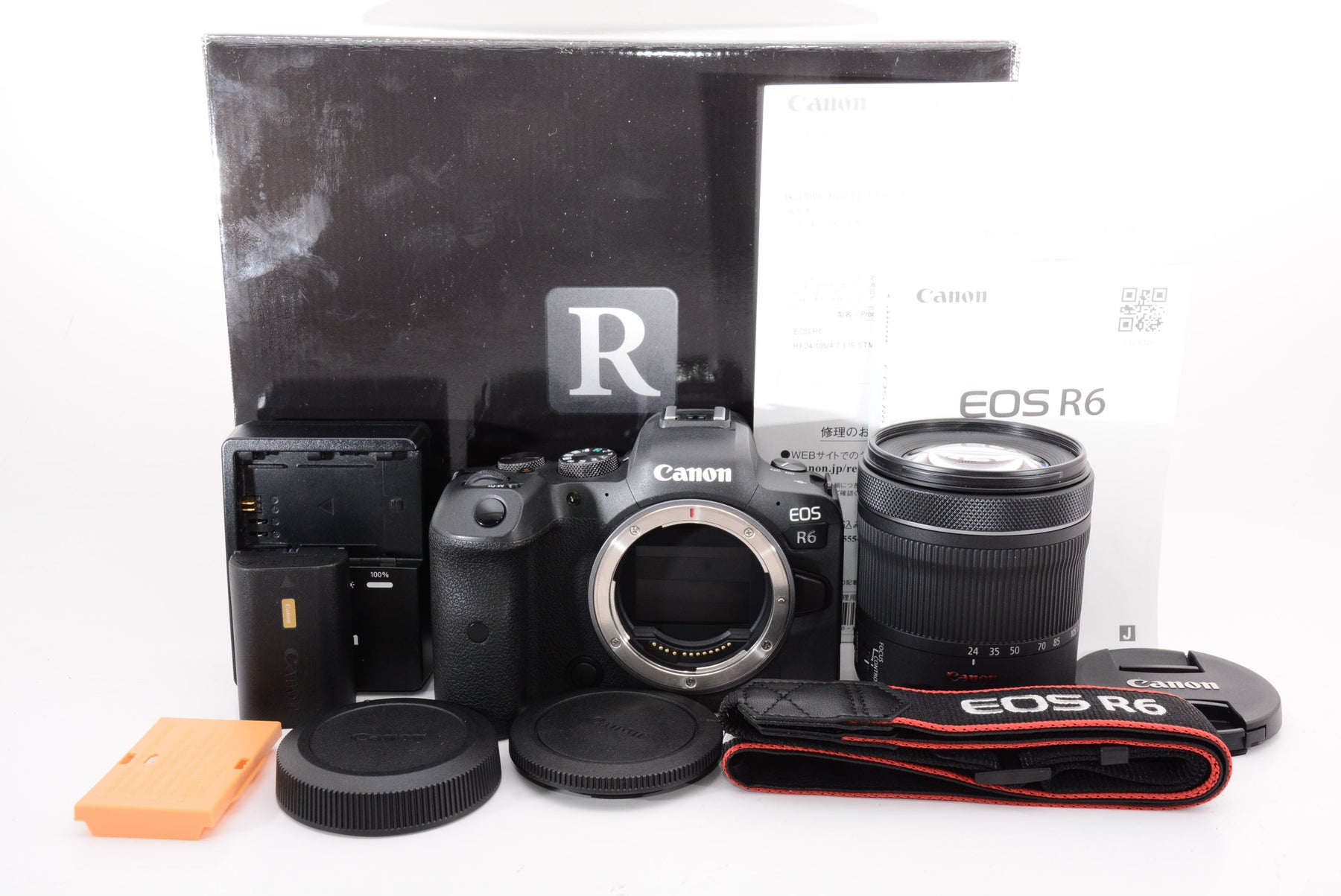【ほぼ新品】Canon ミラーレス一眼カメラ EOS R6 RF24-105 IS STM レンズキット EOSR6-24105ISSTMLK