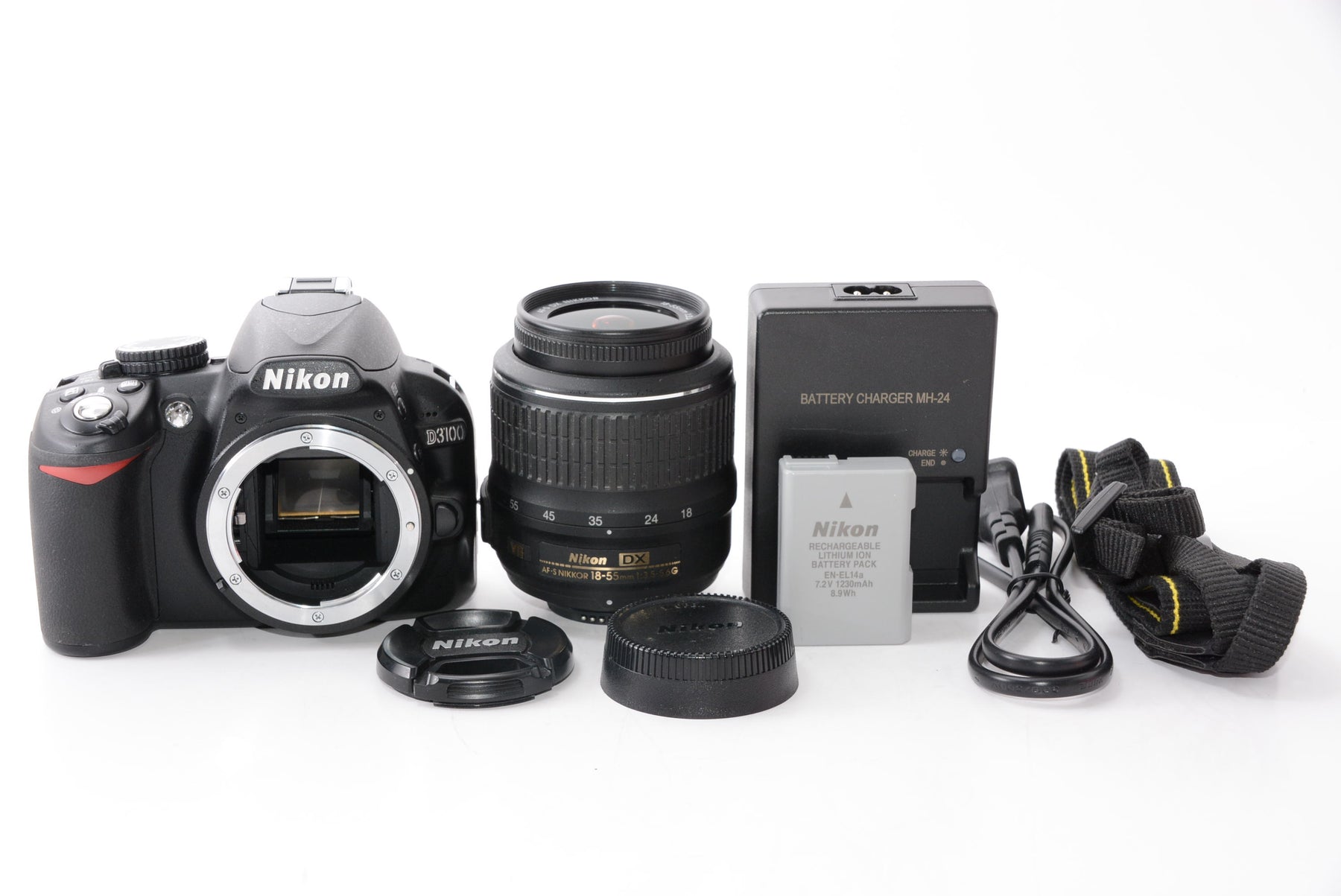 【外観特上級】Nikon デジタル一眼レフカメラ D3100 レンズキット D3100LK