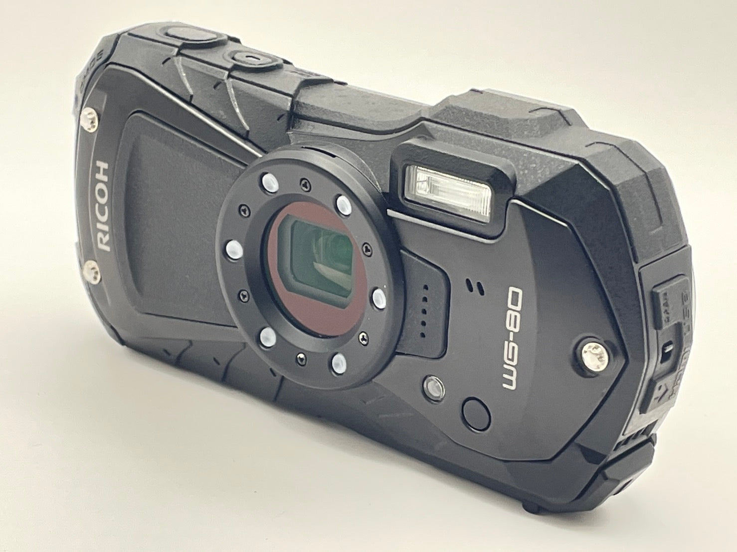 RICOH WG-80 ブラック オレンジ（リコー コンパクトデジタルカメラ 防水 防塵 耐衝撃 タフ 現場 CALS）領収書発行可能 66％以上節約  - カメラ・ビデオカメラ・光学機器