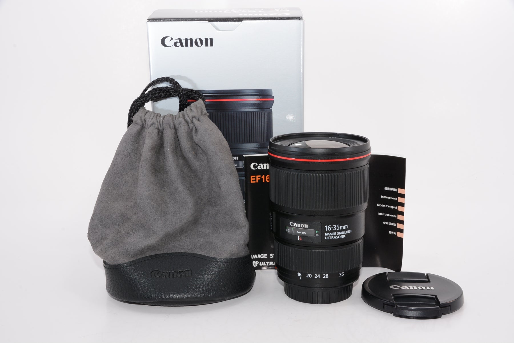 【外観特上級】Canon 広角ズームレンズ EF16-35mm F4L IS USM フルサイズ対応 EF16-3540LIS