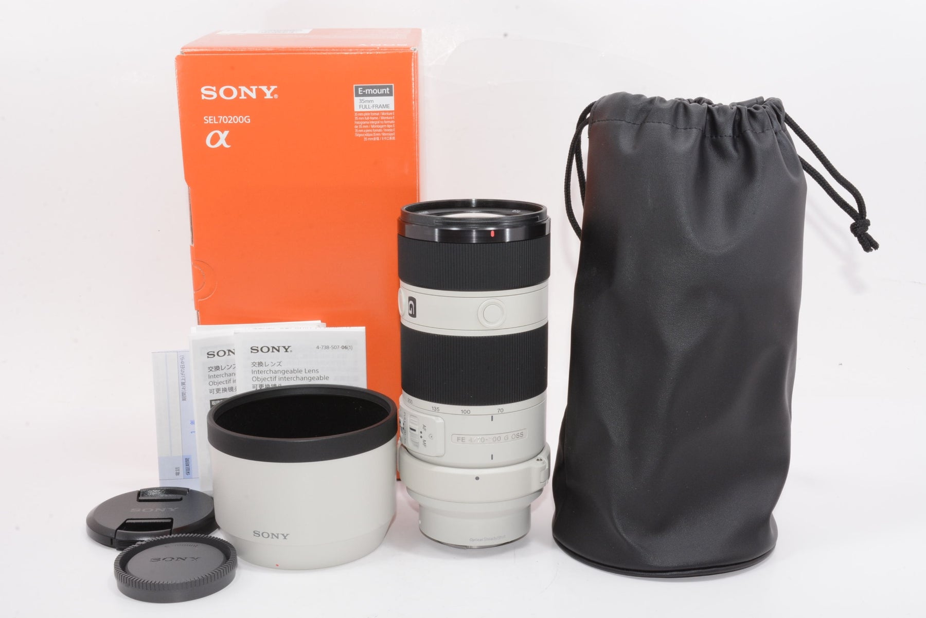 【外観特上級】ソニー SONY ズームレンズ FE 70-200mm F4 G OSS Eマウント35mmフルサイズ対応 SEL70200G