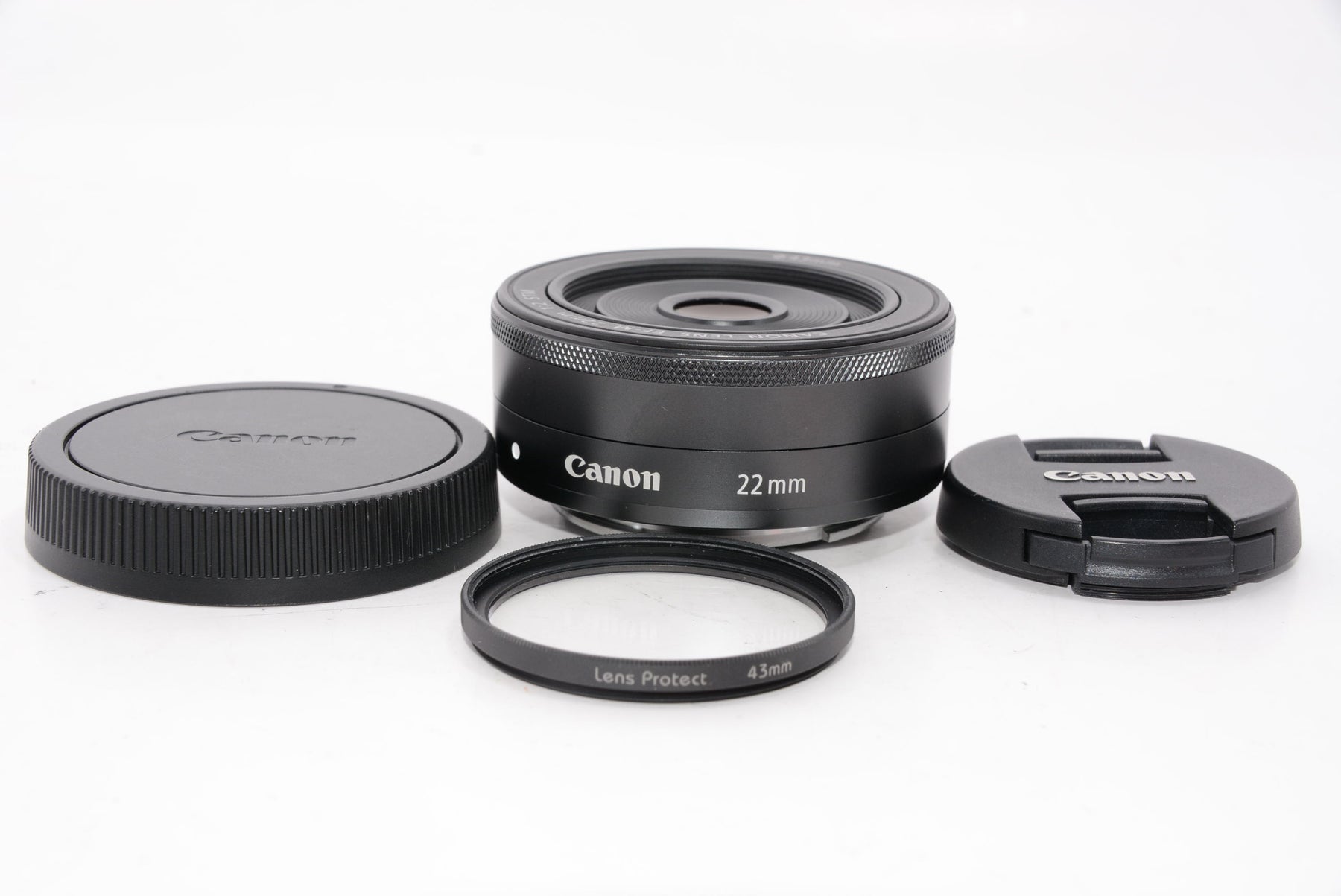 【外観特上級】Canon 単焦点広角レンズ EF-M22mm F2 STM ミラーレス一眼対応