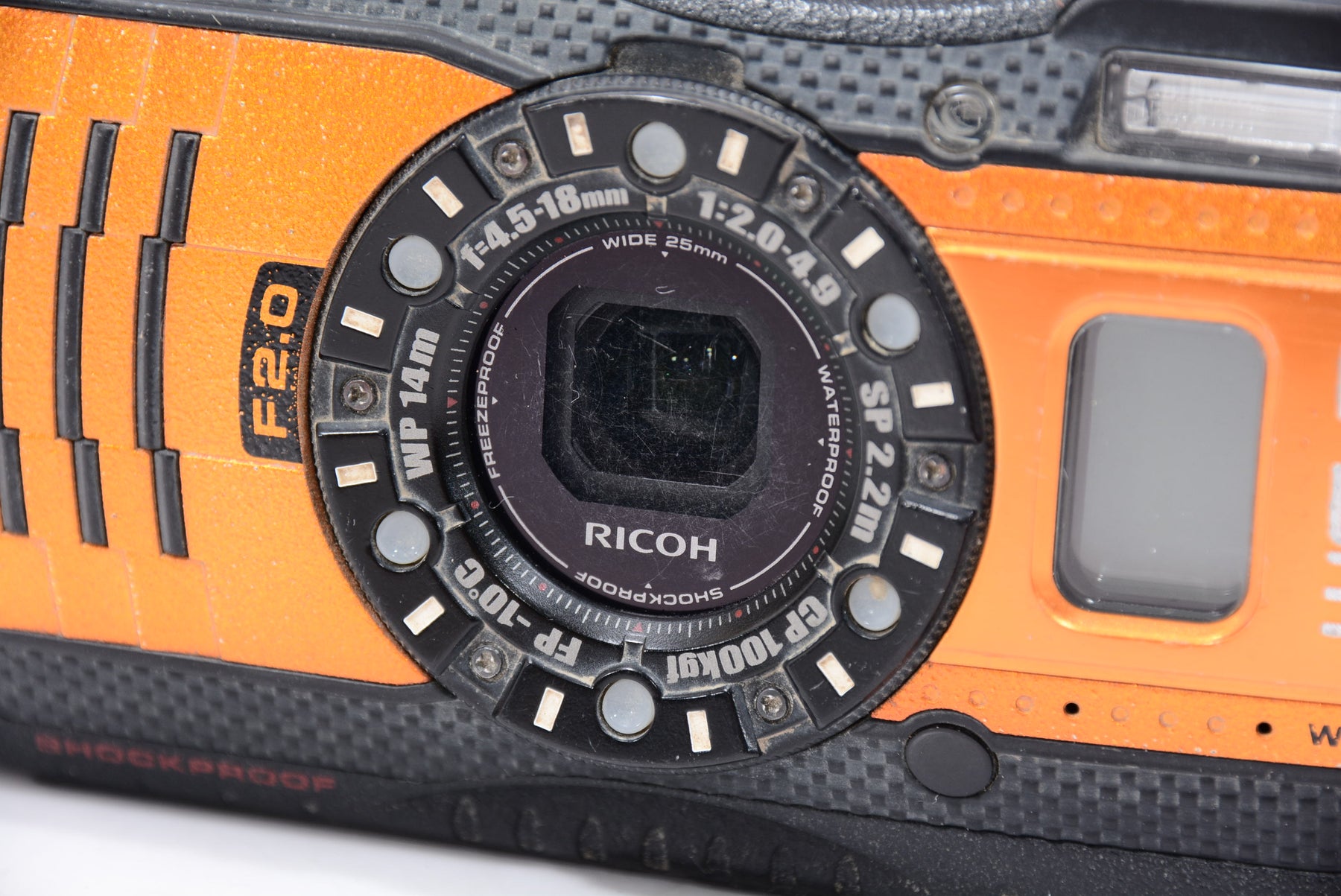 【オススメ】RICOH 防水デジタルカメラ WG-5GPS オレンジ 防水14m耐ショック2.2m耐寒-10度 RICOH WG-5GPSOR 04662