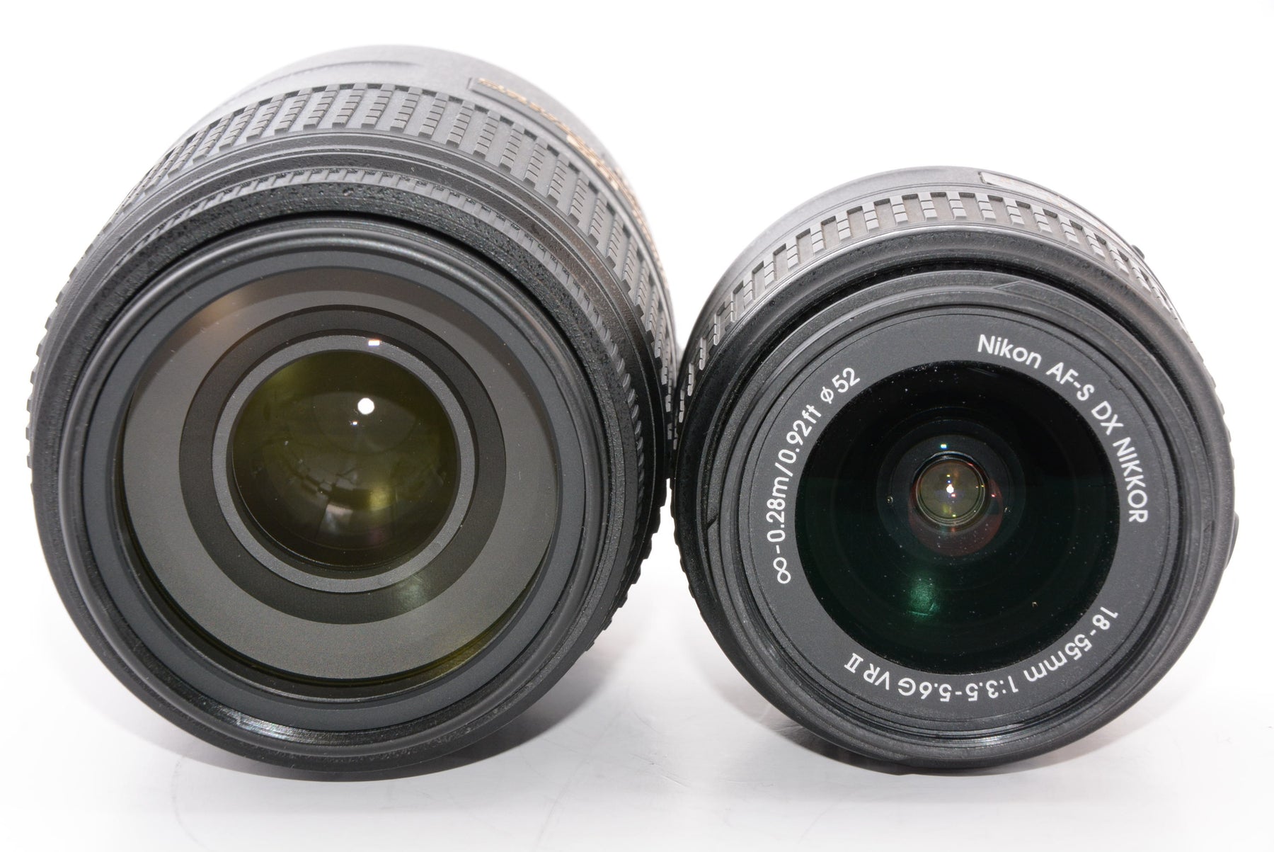 【外観特上級】Nikon デジタル一眼レフカメラ D5500 ダブルズームキット ブラック 2416万画素 3.2型液晶 タッチパネルD5500WZBK
