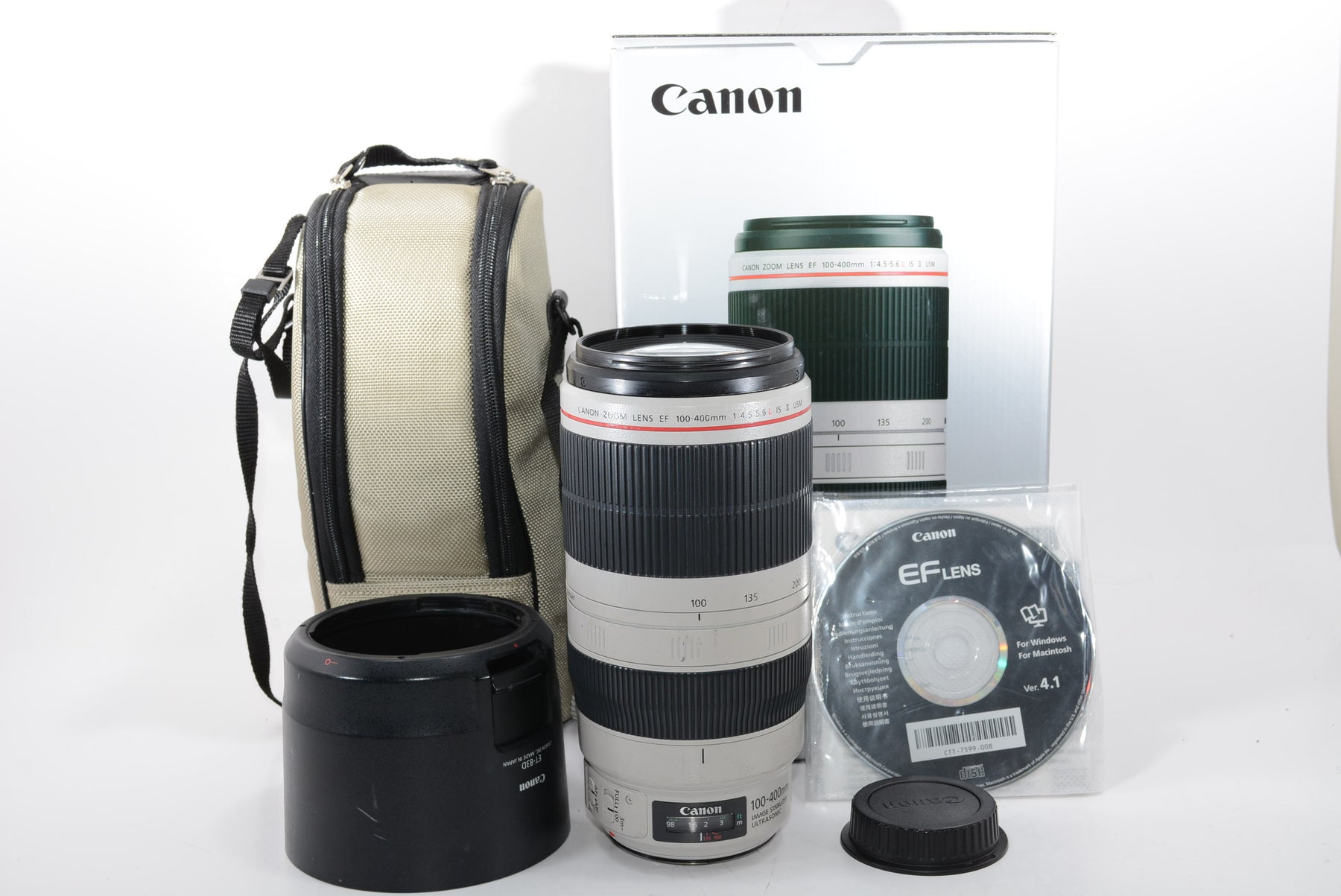 【外観並級】Canon 望遠ズームレンズ EF100-400mm F4.5-5.6L IS II USM フルサイズ対応 EF100-400LIS2