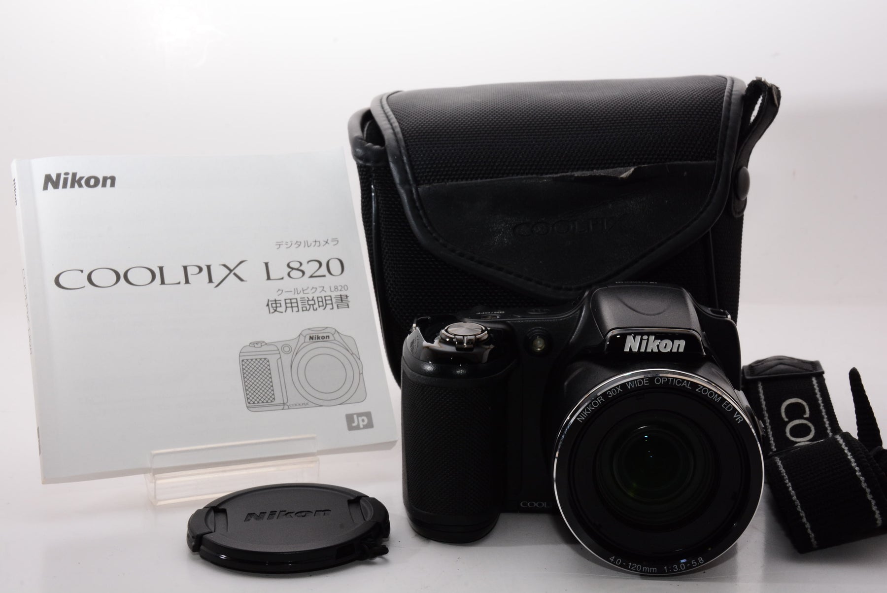 【外観特上級】Nikon デジタルカメラ COOLPIX L820 光学30倍ズーム 有効画素数1605万画素 ブラック L820BK