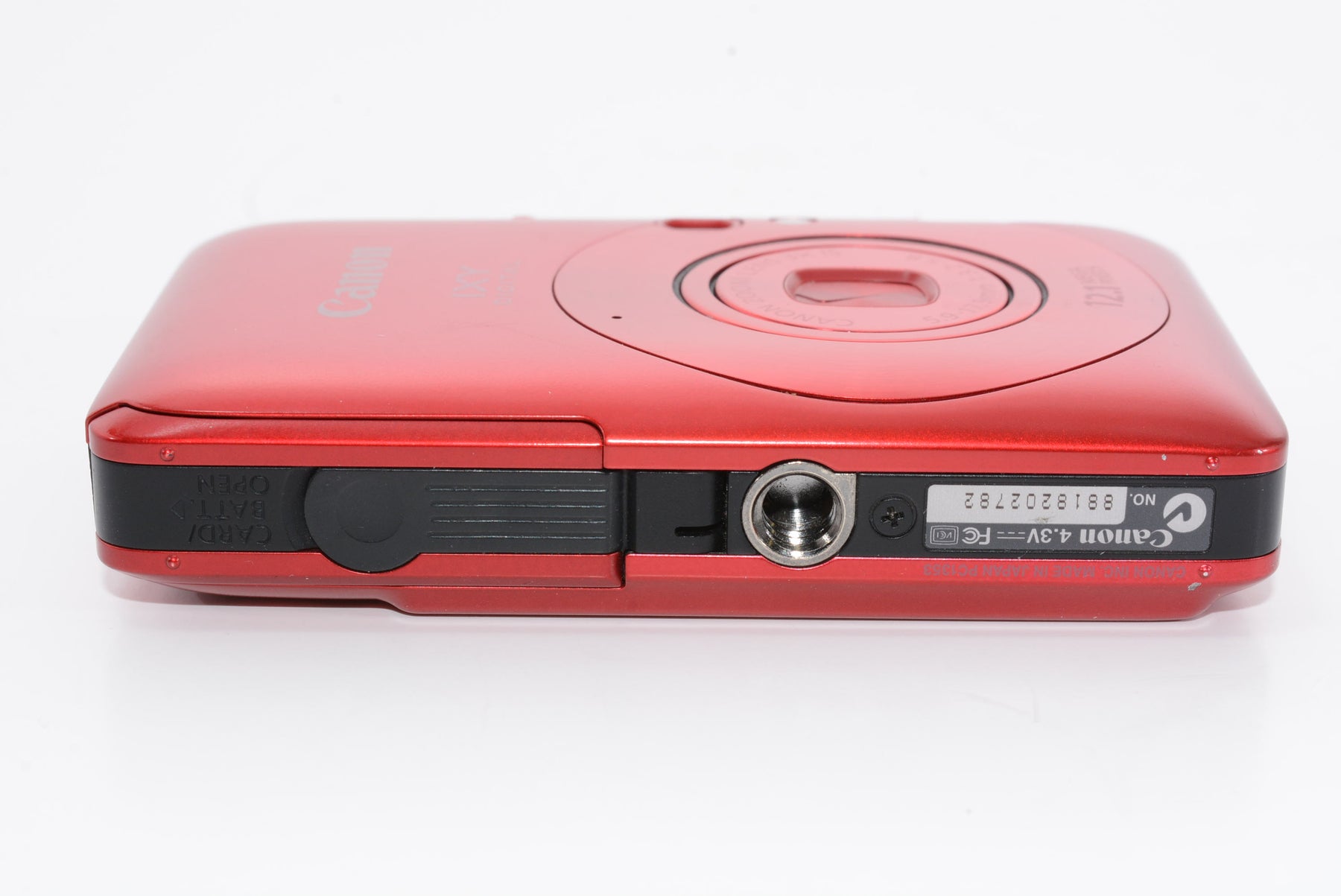 【外観並級】Canon デジタルカメラ IXY DIGITAL (イクシ) 210 IS レッド