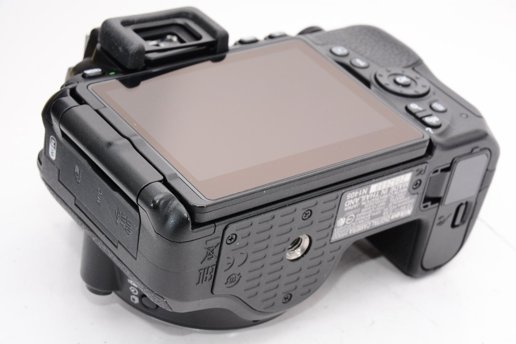 【外観特上級】Nikon デジタル一眼レフカメラ D5500 ダブルズームキット ブラック 2416万画素 3.2型液晶 タッチパネルD5500WZBK