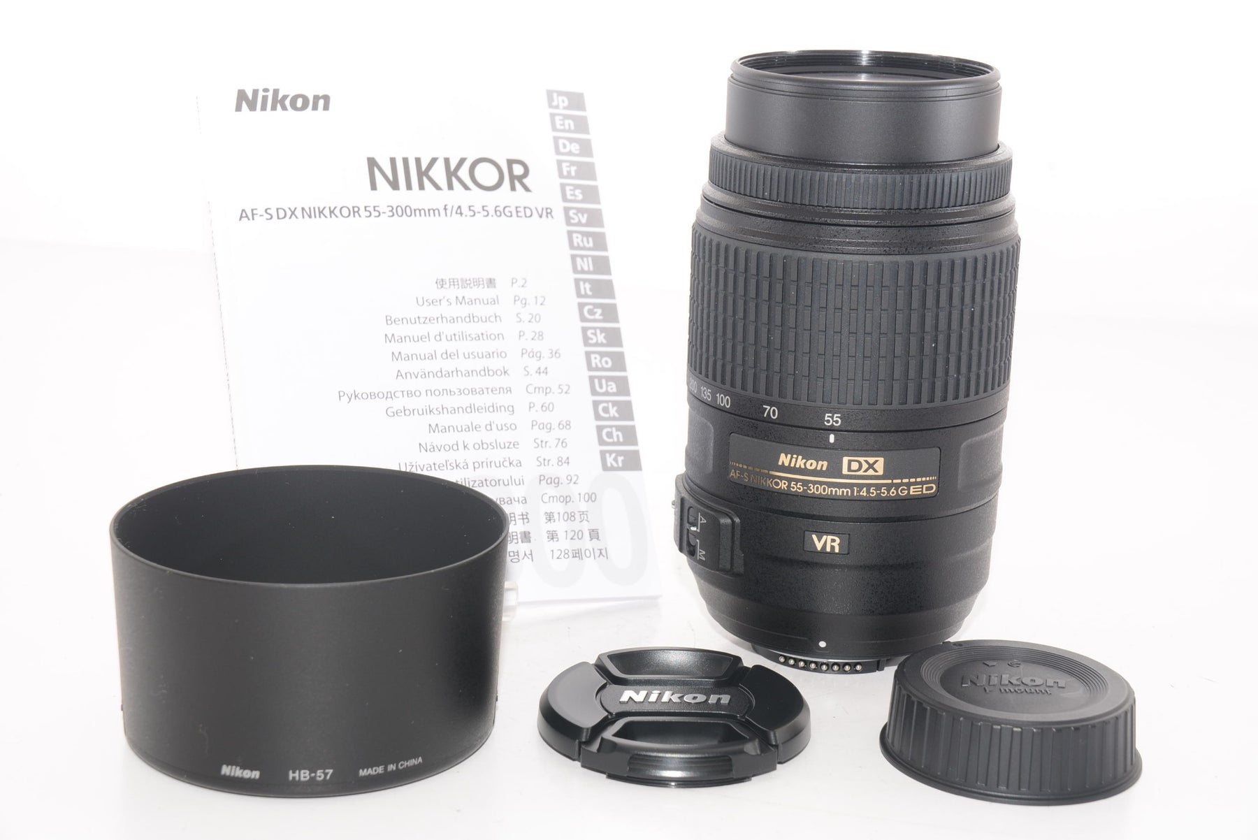 【外観特上級】Nikon 望遠ズームレンズ AF-S DX NIKKOR 55-300mm f/4.5-5.6G ED VR