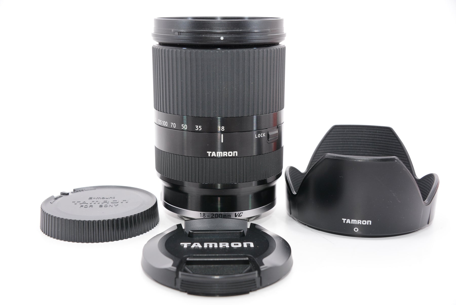【外観特上級】TAMRON 高倍率ズームレンズ 18-200mm F3.5-6.3 DiIII VC ソニーEマウント用 ミラーレスカメラ NEX専用 ブラック B011SE-ブラック