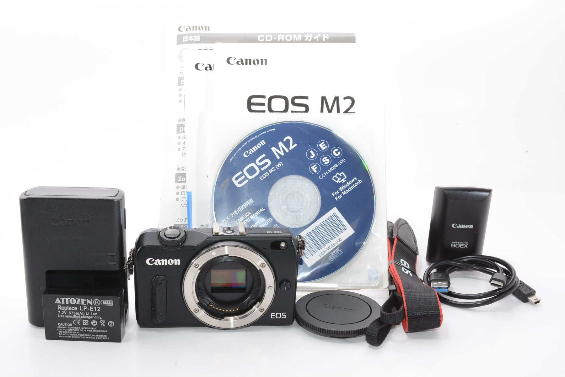 【外観並級】Canon ミラーレス一眼カメラ EOS Kiss M2 ボディー ブラック KISSM2BK-BODY