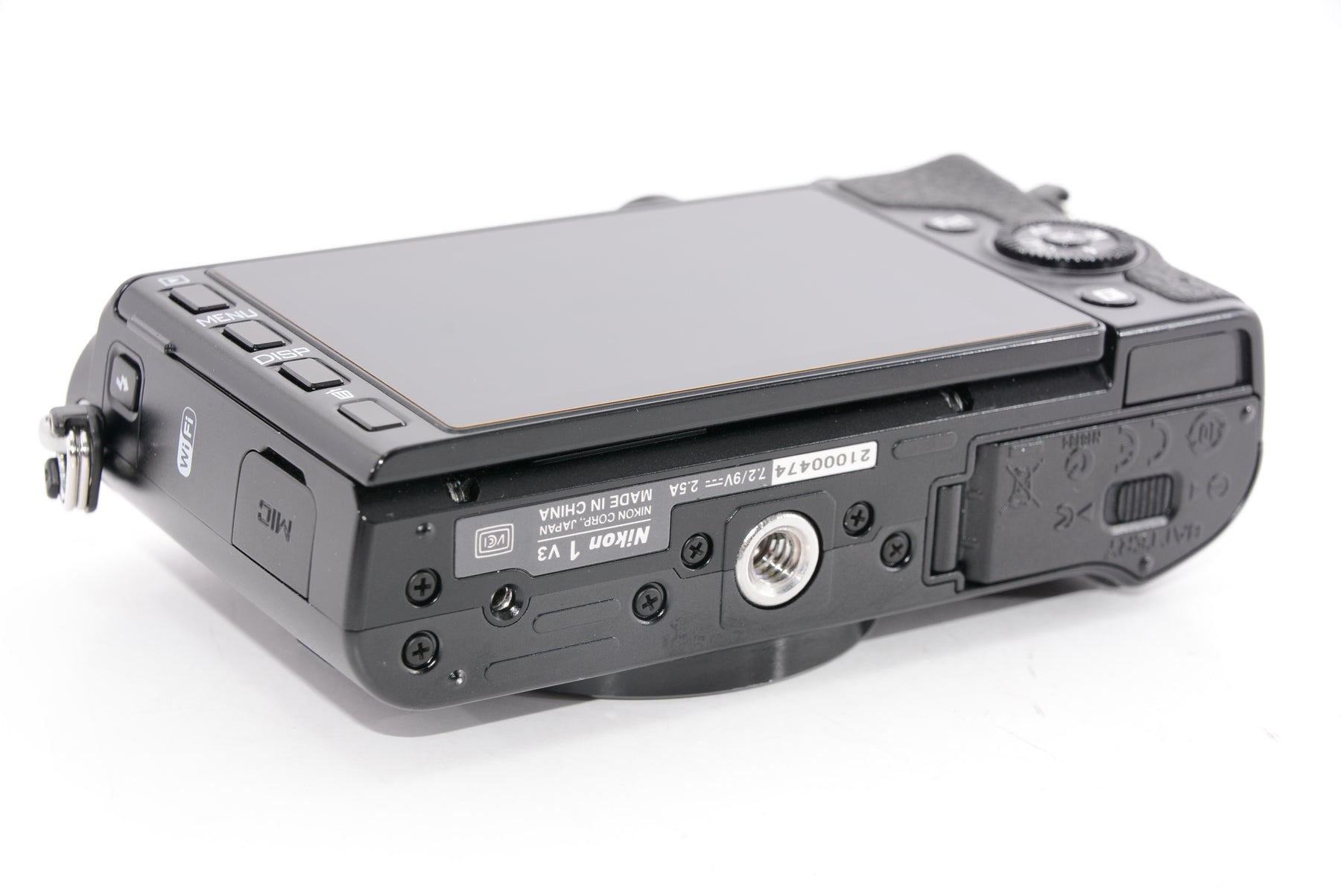 【外観特上級】Nikon ミラーレス一眼Nikon 1 V3 標準パワーズームレンズキット ブラック N1V3HPLKBK