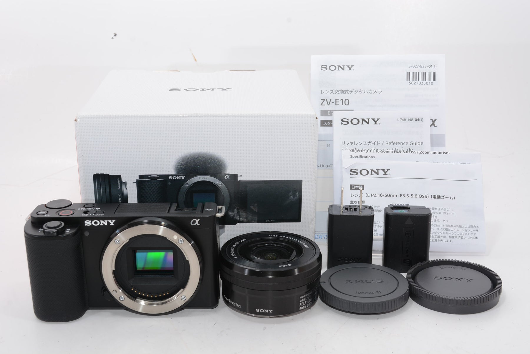 【外観特上級】ソニー レンズ交換式 VLOGCAM ZV-E10L B パワーズームレンズキットブラック Vlog用カメラ