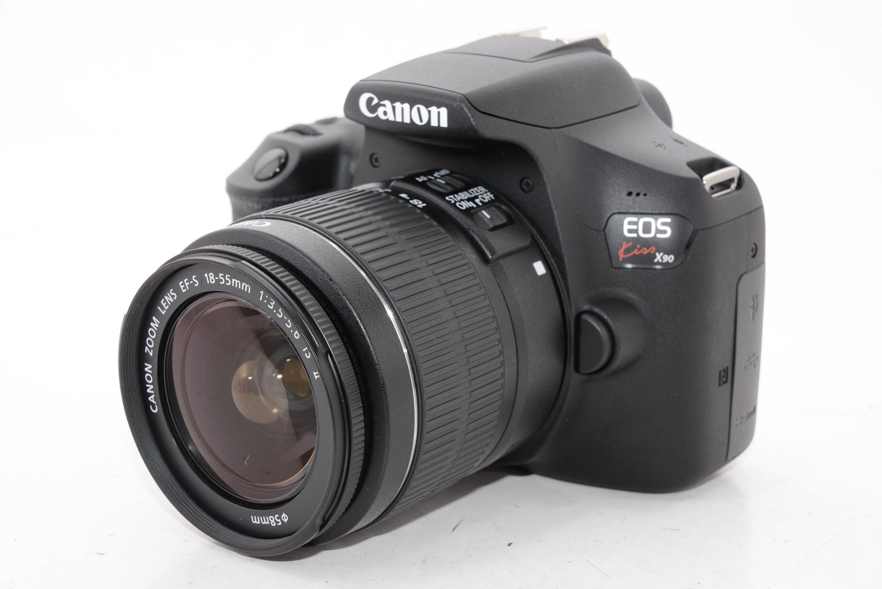 【外観特上級】Canon デジタル一眼レフカメラ EOS Kiss X90 標準ズームキット EOSKISSX901855IS2LK