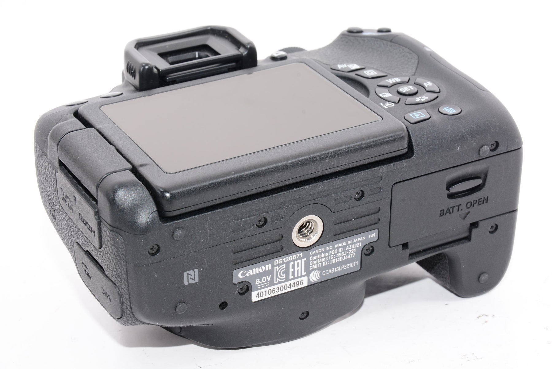 【外観特上級】Canon デジタル一眼レフカメラ EOS Kiss X8i ダブルズームキット EF-S18-55mm/EF-S55-250mm 付属 EOSKISSX8I-WKIT