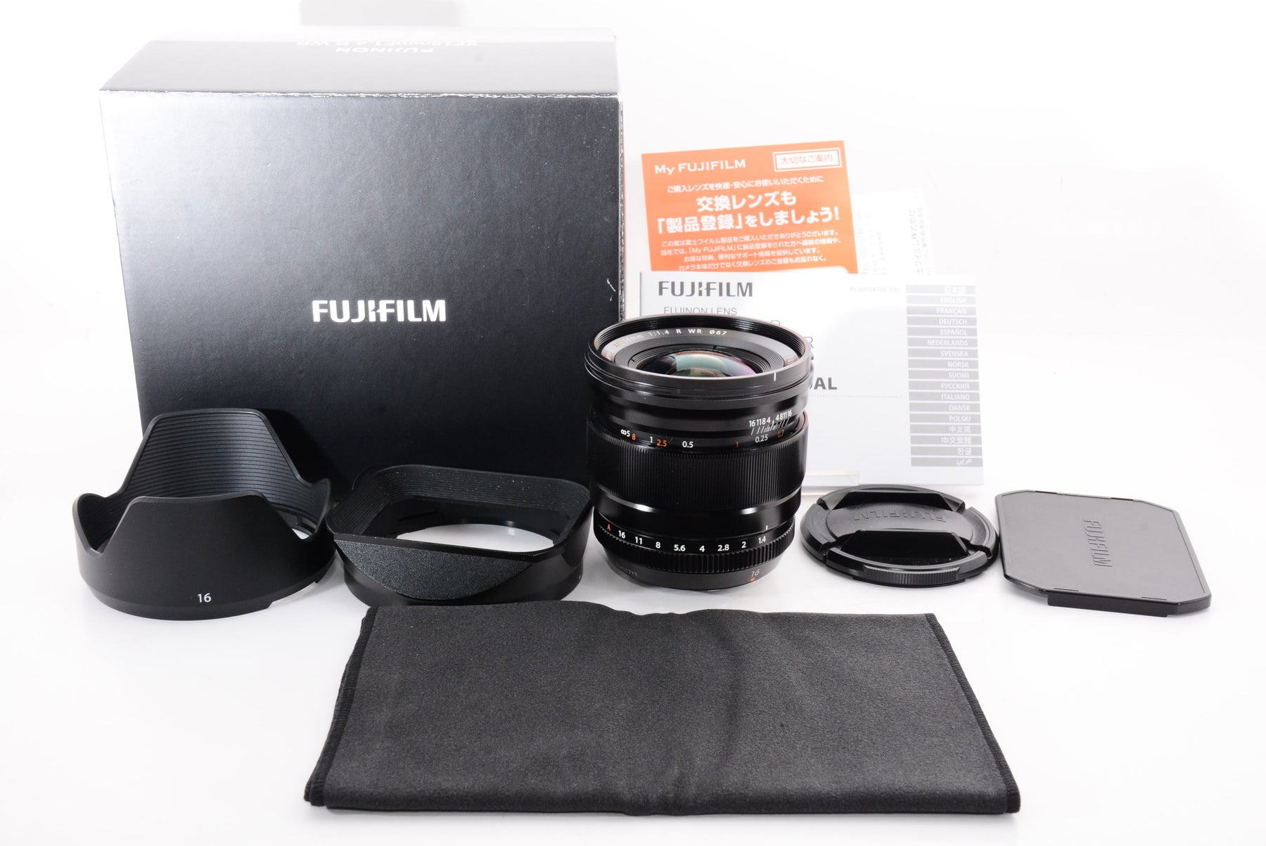 【外観特上級】FUJIFILM 単焦点超広角レンズ XF16mmF1.4 R WR