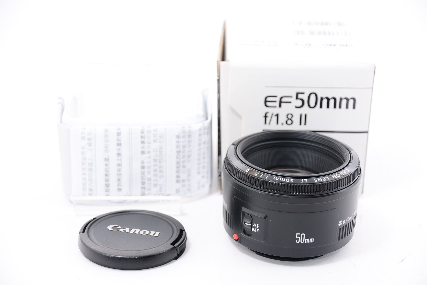 【外観特上級】Canon 単焦点レンズ EF50mm F1.8 II フルサイズ対応