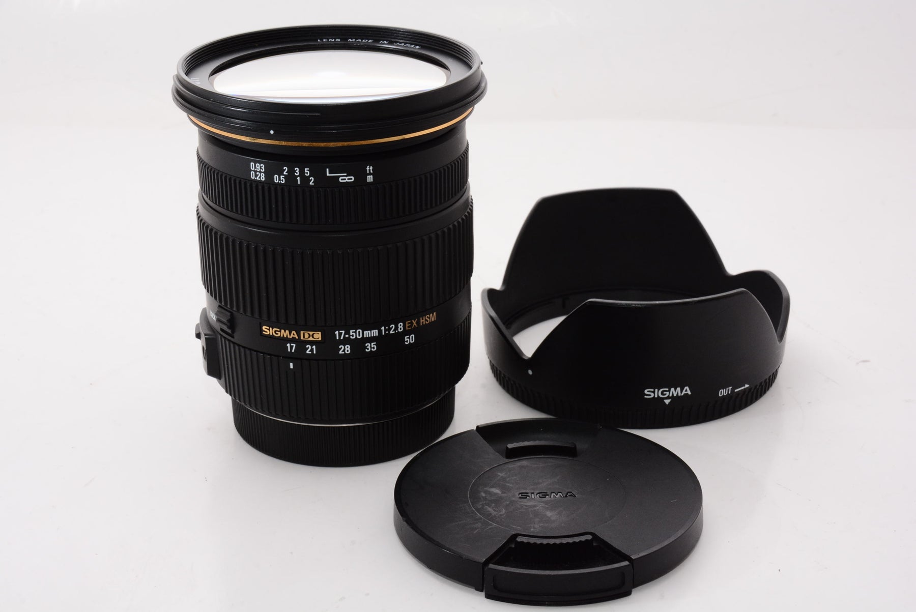 【外観特上級】SIGMA 標準ズームレンズ 17-50mm F2.8 EX DC OS HSM キヤノン用 APS-C専用 583545