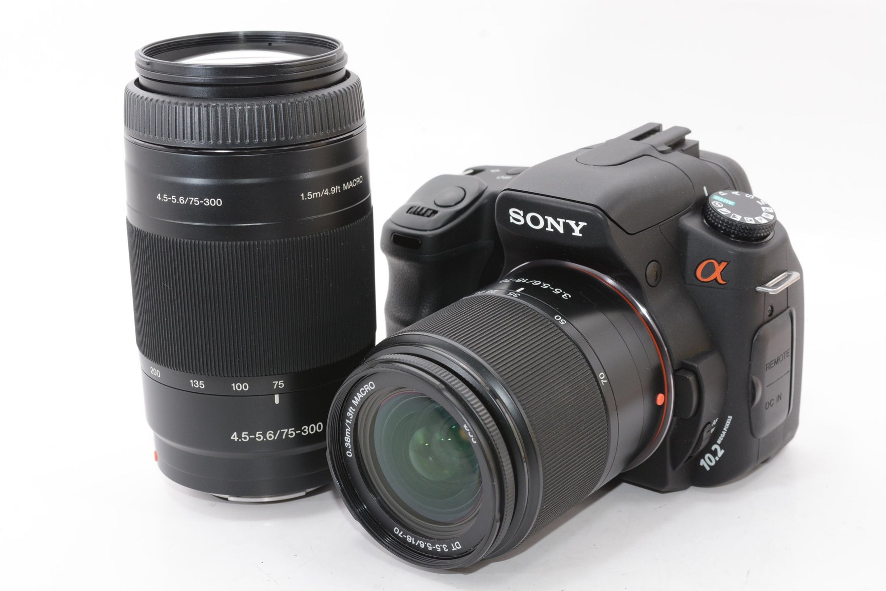 【外観特上級】ソニー SONY デジタル一眼レフカメラWズームレンズキット α200 ダブルズームキット DSLR-A200W