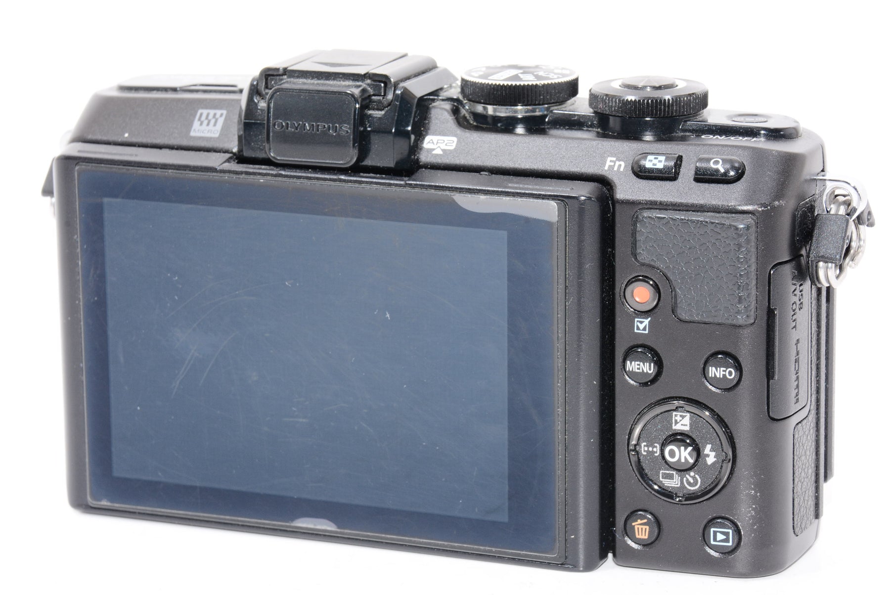 【外観特上級】OLYMPUS PEN Lite E-PL7 14-42mm EZレンズキット ブラック ミラーレス一眼 E-PL7 EZ LKIT BLK