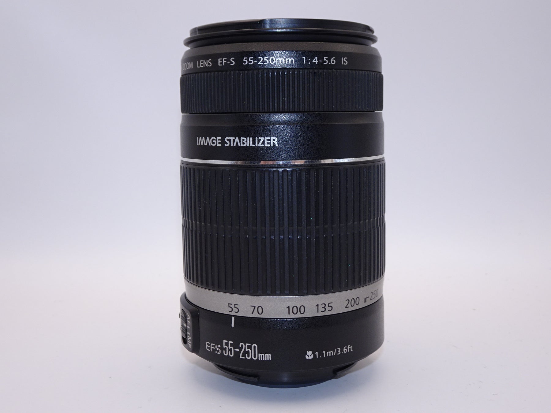 【外観特上級】Canon 望遠レンズ EF-S55-250mm F4-5.6 IS APS-C対応