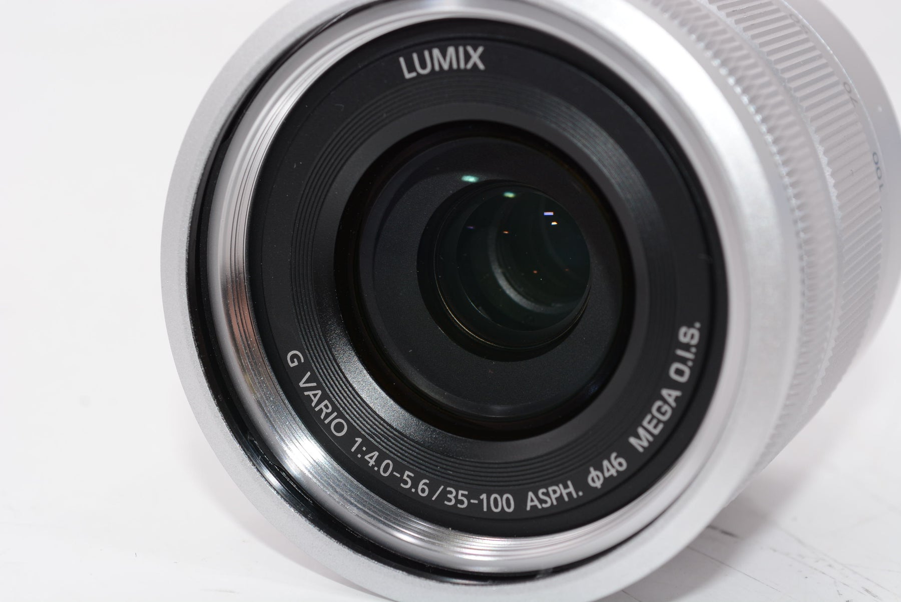 【外観特上級】パナソニック 望遠ズームレンズ マイクロフォーサーズ用 ルミックス G VARIO 35-100mm/F4.0-5.6 ASPH./MEGA O.I.S. シルバー H-FS35100-S