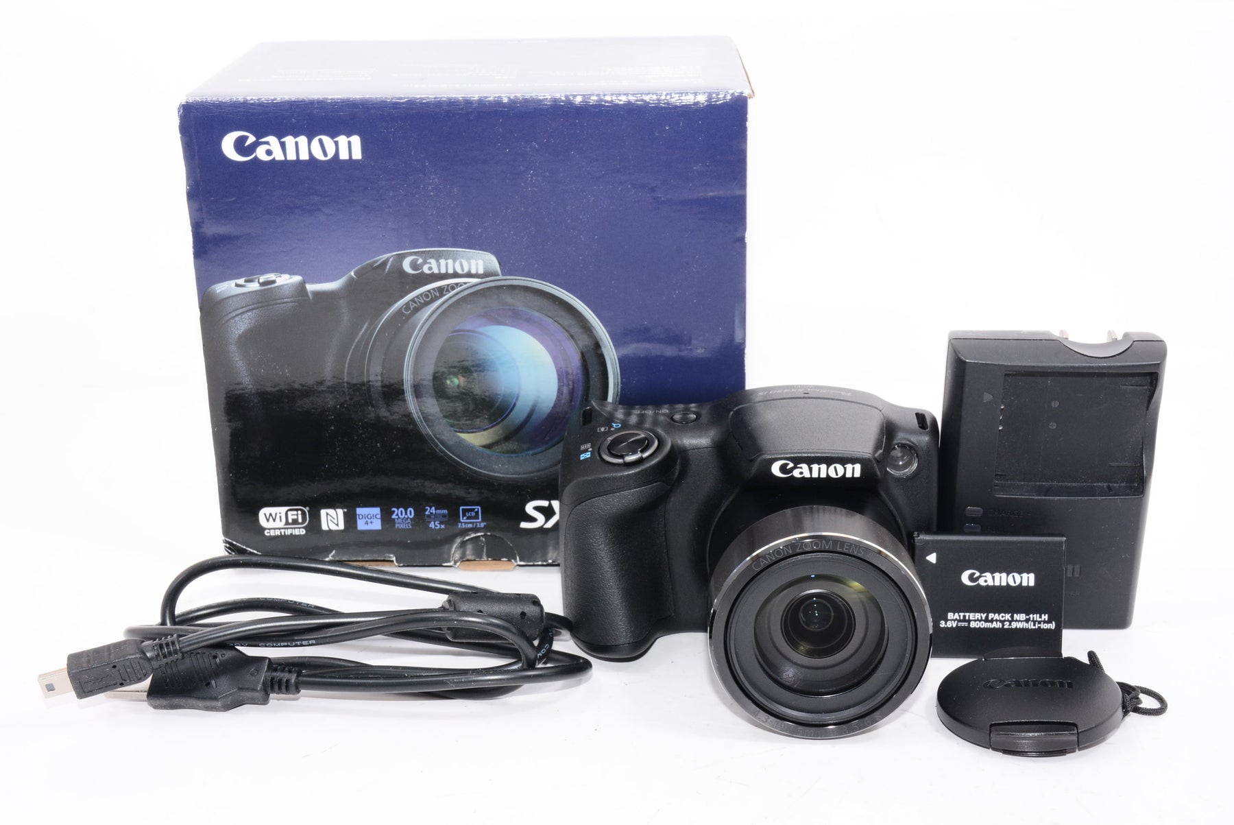 【外観特上級】Canon コンパクトデジタルカメラ PowerShot SX430 IS 光学45倍ズーム/Wi-Fi対応 PSSX430IS