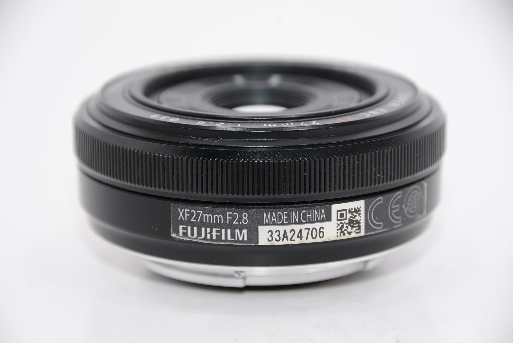 【外観特上級】FUJIFILM 単焦点広角レンズ XF27mmF2.8 B ブラック