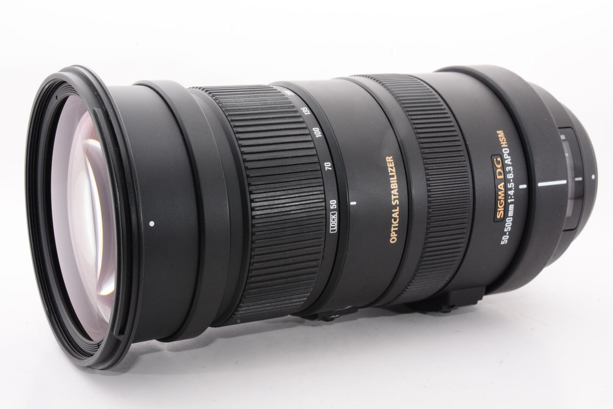 【外観特上級】SIGMA 超望遠ズームレンズ APO 50-500mm F4.5-6.3 DG OS HSM ニコン用 フルサイズ対応 738556