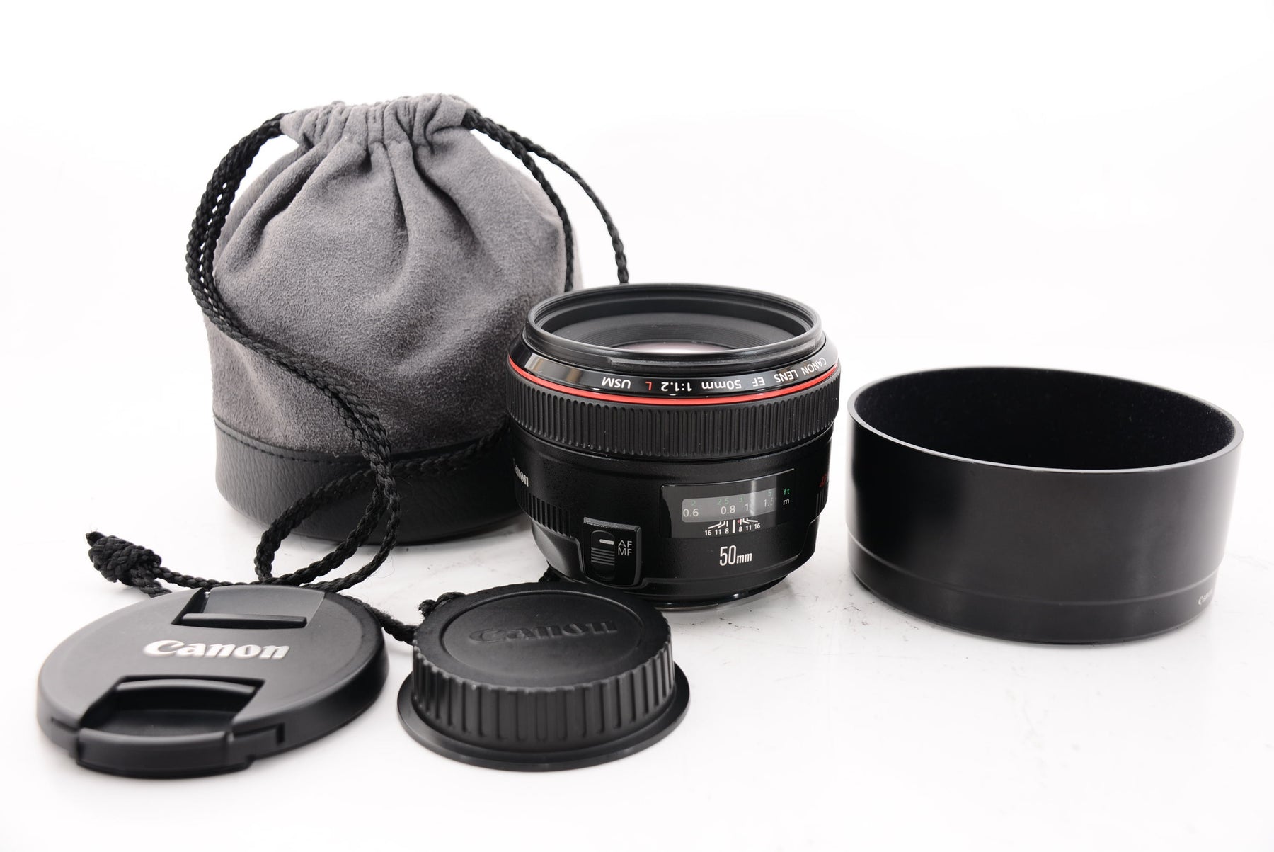 【外観特上級】Canon 単焦点標準レンズ EF50mm F1.2L USM フルサイズ対応