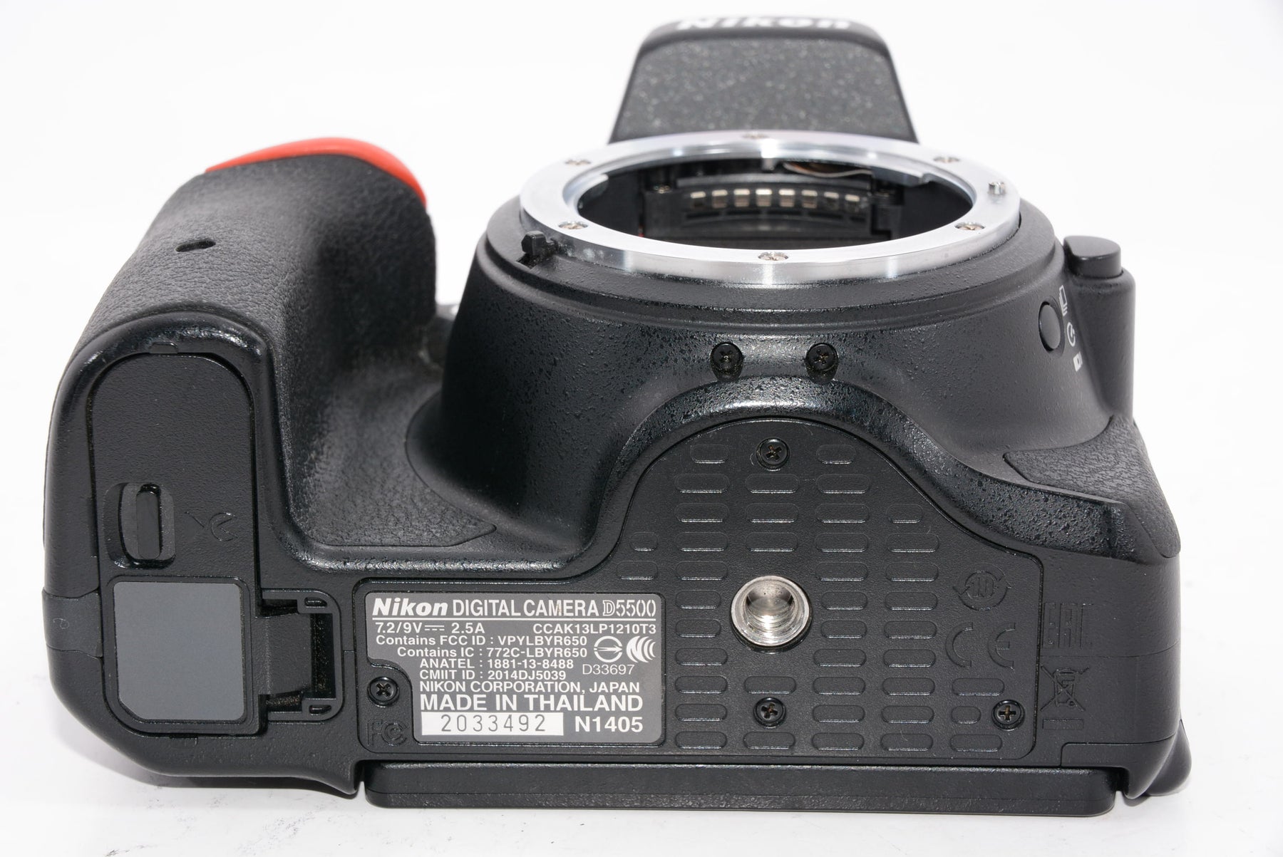 【外観特上級】Nikon デジタル一眼レフカメラ D5500 ボディー ブラック 2416万画素 3.2型液晶 タッチパネル D5500BK