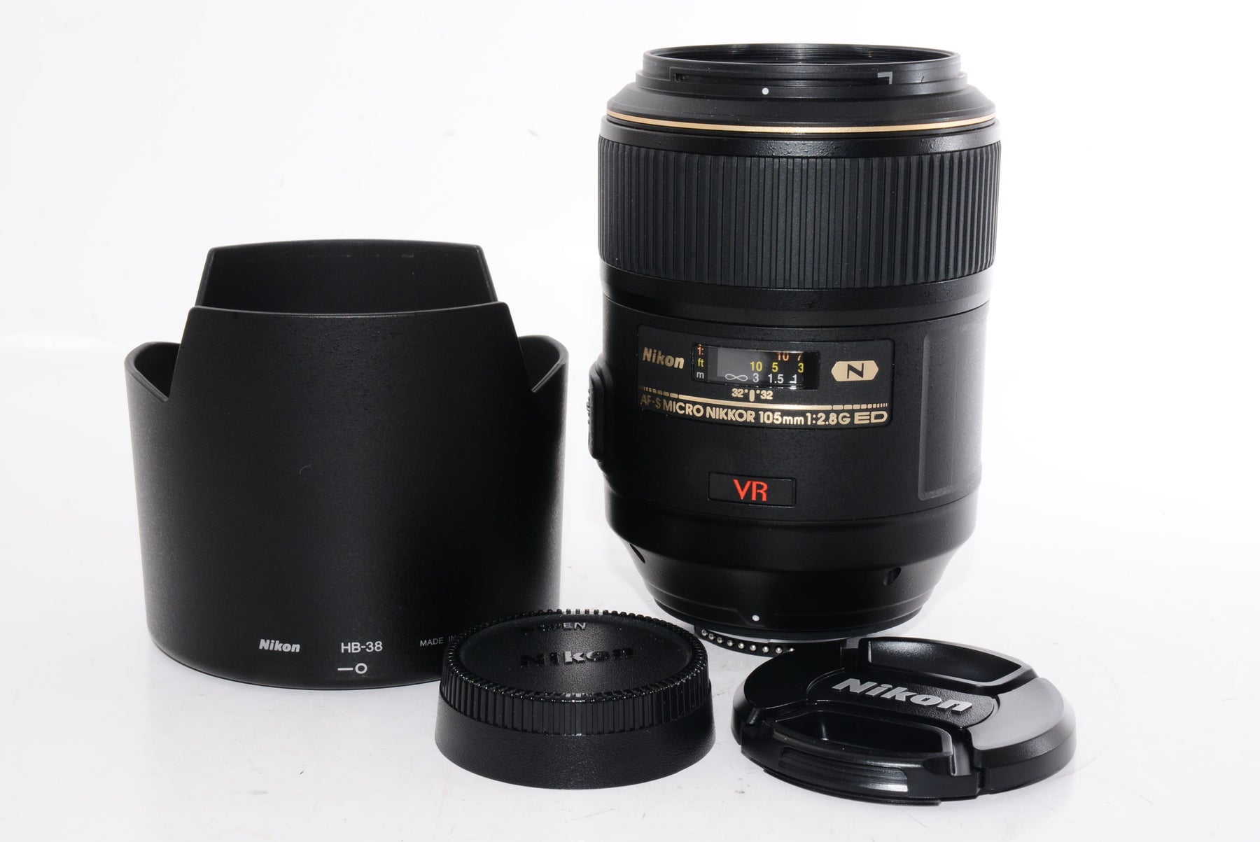 【外観特上級】Nikon 単焦点マイクロレンズ AF-S VR Micro Nikkor 105mm f/2.8 G IF-ED フルサイズ対応