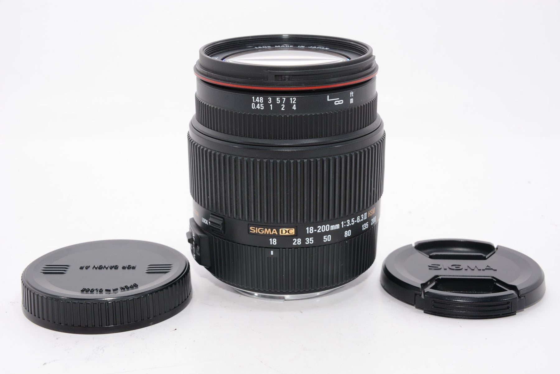 【外観特上級】SIGMA 高倍率ズームレンズ 18-200mm F3.5-6.3IIDC OS HSM キヤノン用 APS-C専用