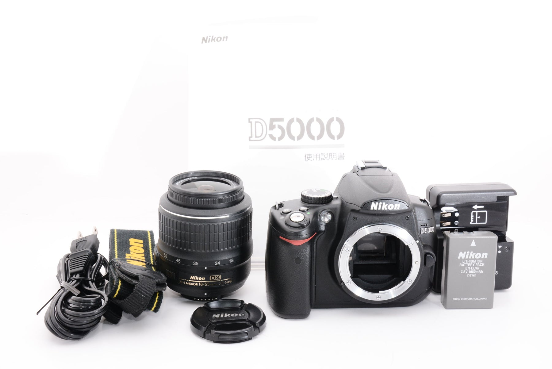 【外観特上級】Nikon デジタル一眼レフカメラ D5000 レンズキット D5000LK